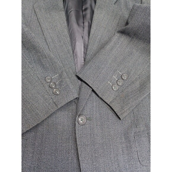 High Class Tailor Mens Blazer Jacket Sport Coat Gray Sz 38R - Picture 7 of 8